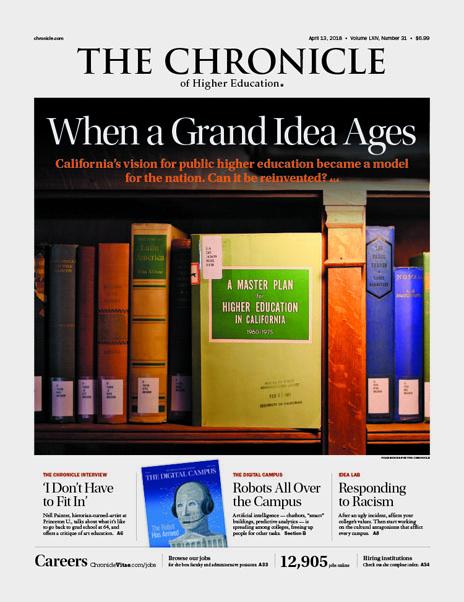 The Chronicle of Higher Education, April 13, 2018