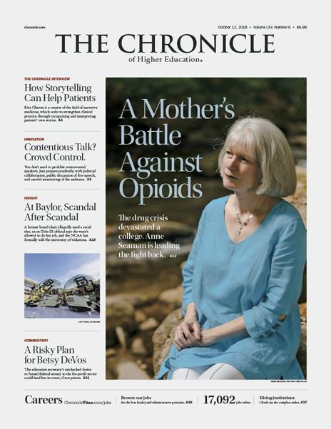 The Chronicle of Higher Education, October 12, 2018