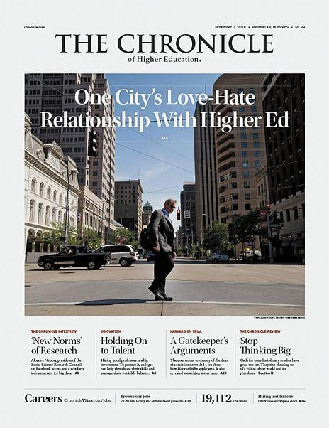 The Chronicle of Higher Education, November 2, 2018