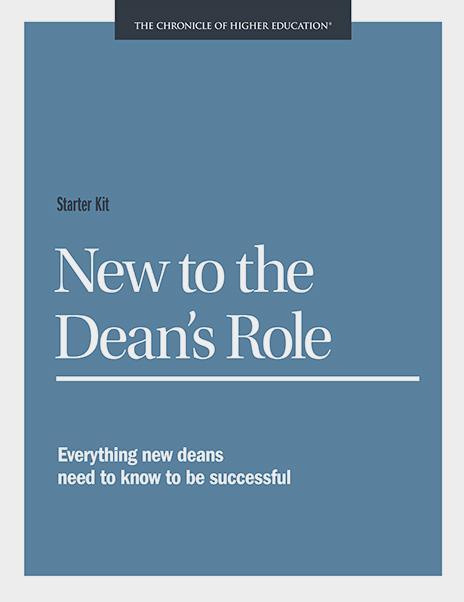 Starter Kit: New to the Dean's Role