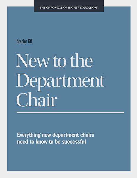 Starter Kit: New to the Department Chair