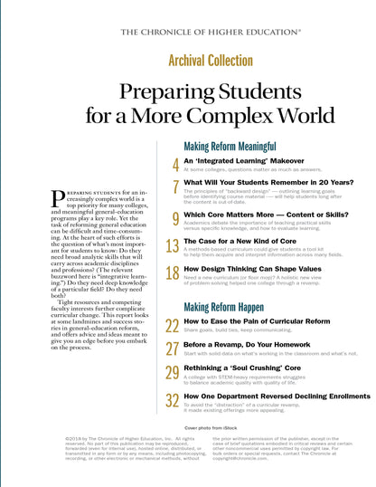 Idea Lab: Preparing Students for a More Complex World