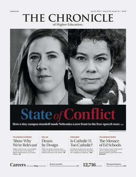 The Chronicle of Higher Education, April 27, 2018