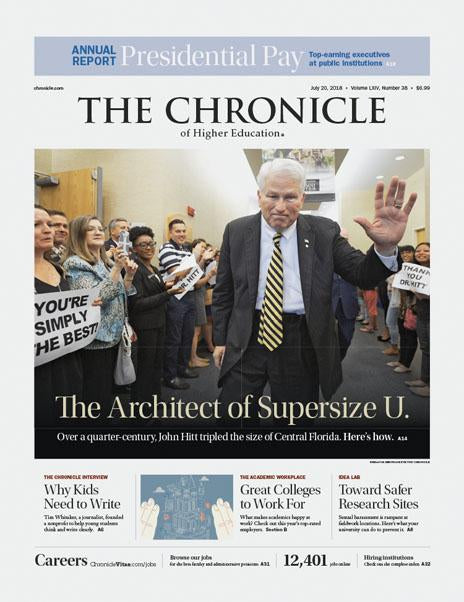 The Chronicle of Higher Education, July 20, 2018