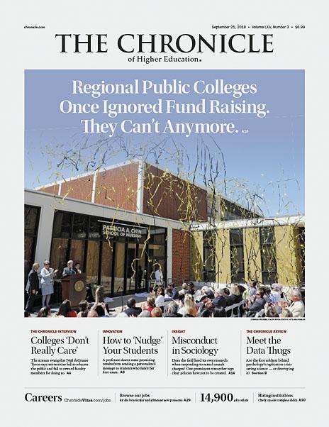 The Chronicle of Higher Education, September 21, 2018