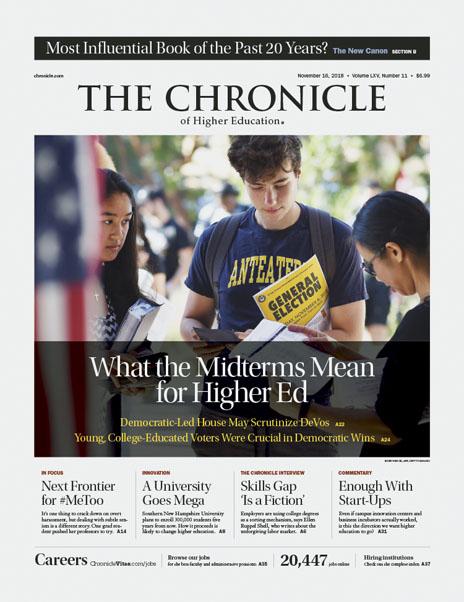 The Chronicle of Higher Education, November 16, 2018