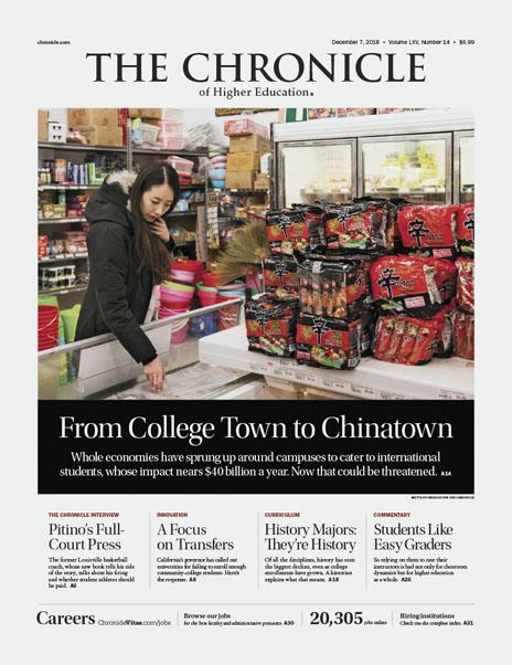 The Chronicle of Higher Education, December 7, 2018