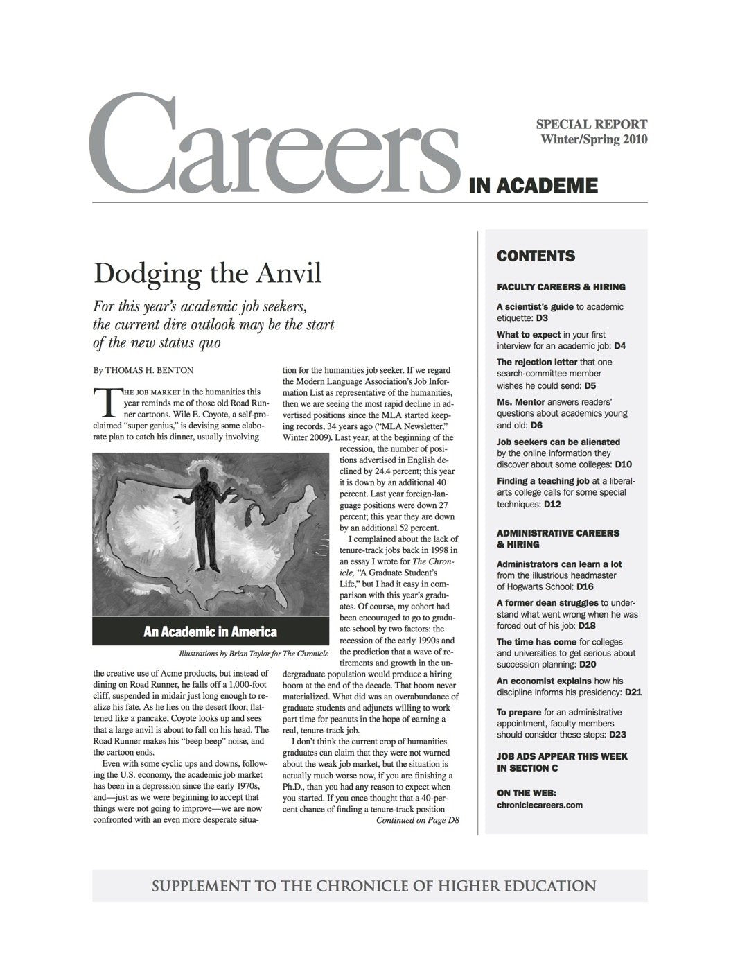 Careers in Academe, 2010